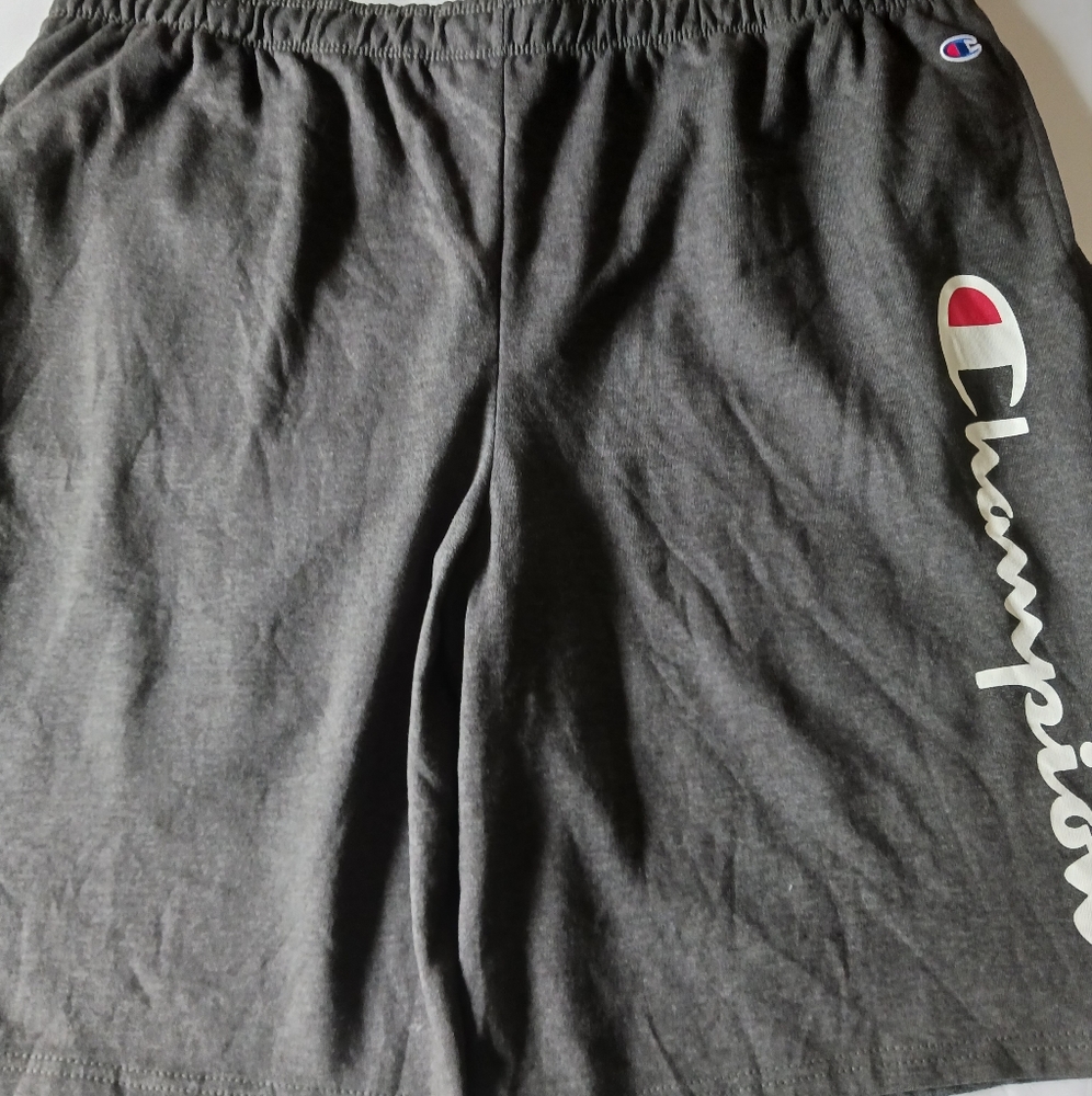 CHAMPION Men's Athletic Sweatshorts Grey Size 2X